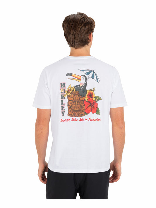 Sippin On Paradise Short Sleeve | Hurley - White