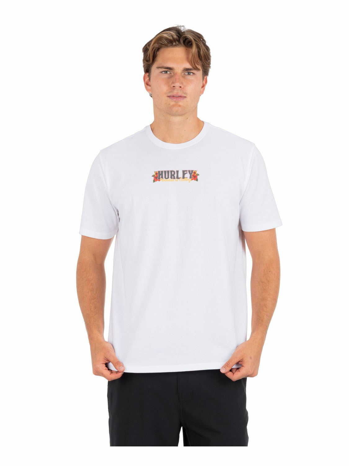 Sippin On Paradise Short Sleeve | Hurley - White