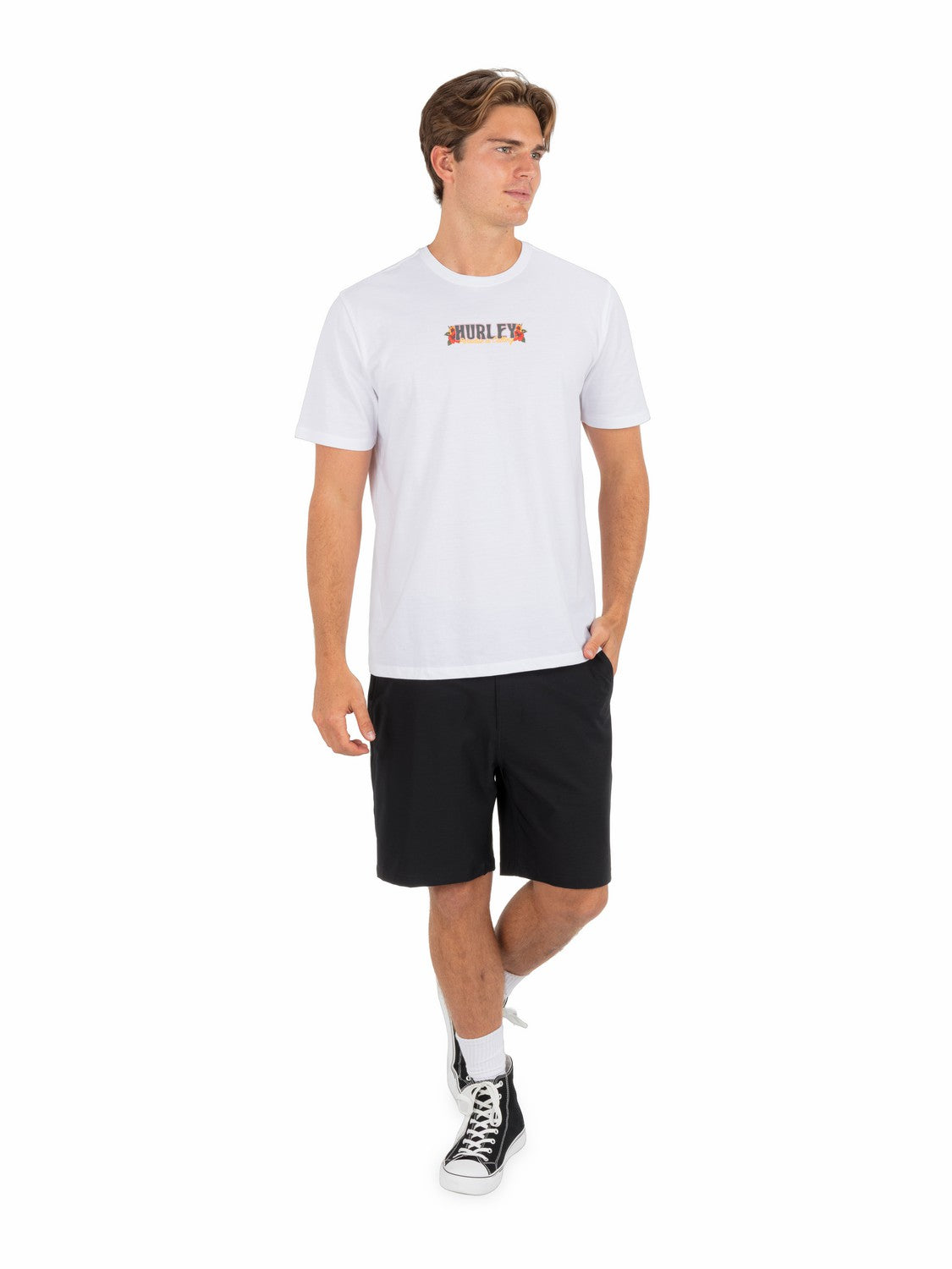 Sippin On Paradise Short Sleeve | Hurley - White