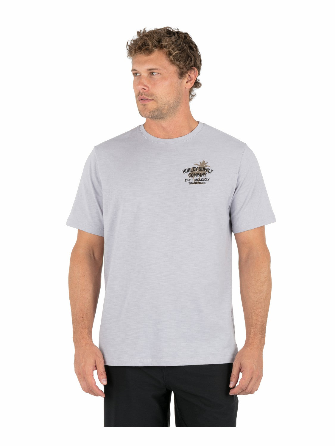 Shape Shack Slub Short Sleeve | Hurley - Light Asteroid