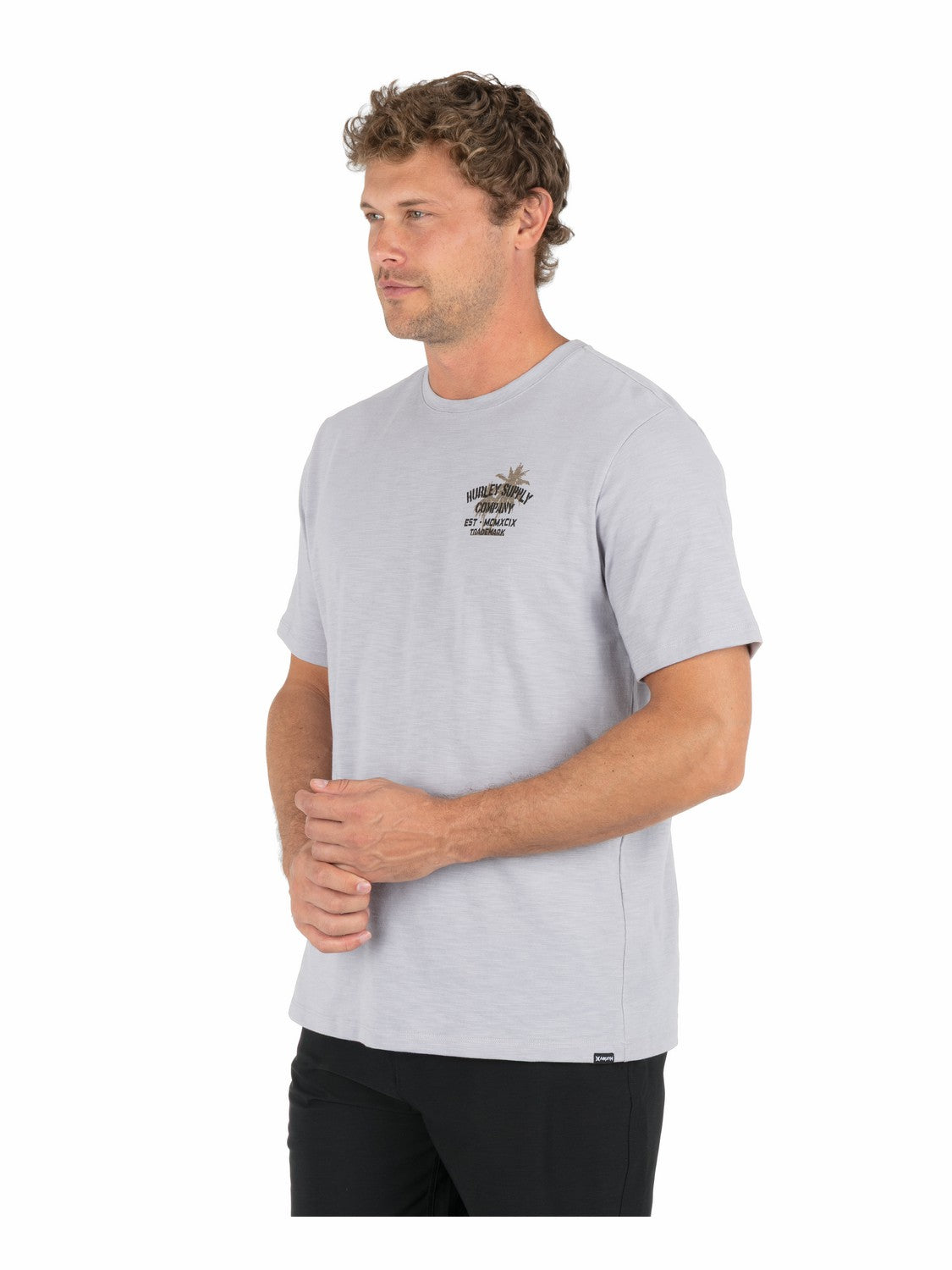Shape Shack Slub Short Sleeve | Hurley - Light Asteroid