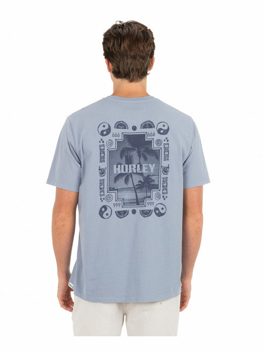 Window Of Sand Short Sleeve | Hurley - Worker Blue