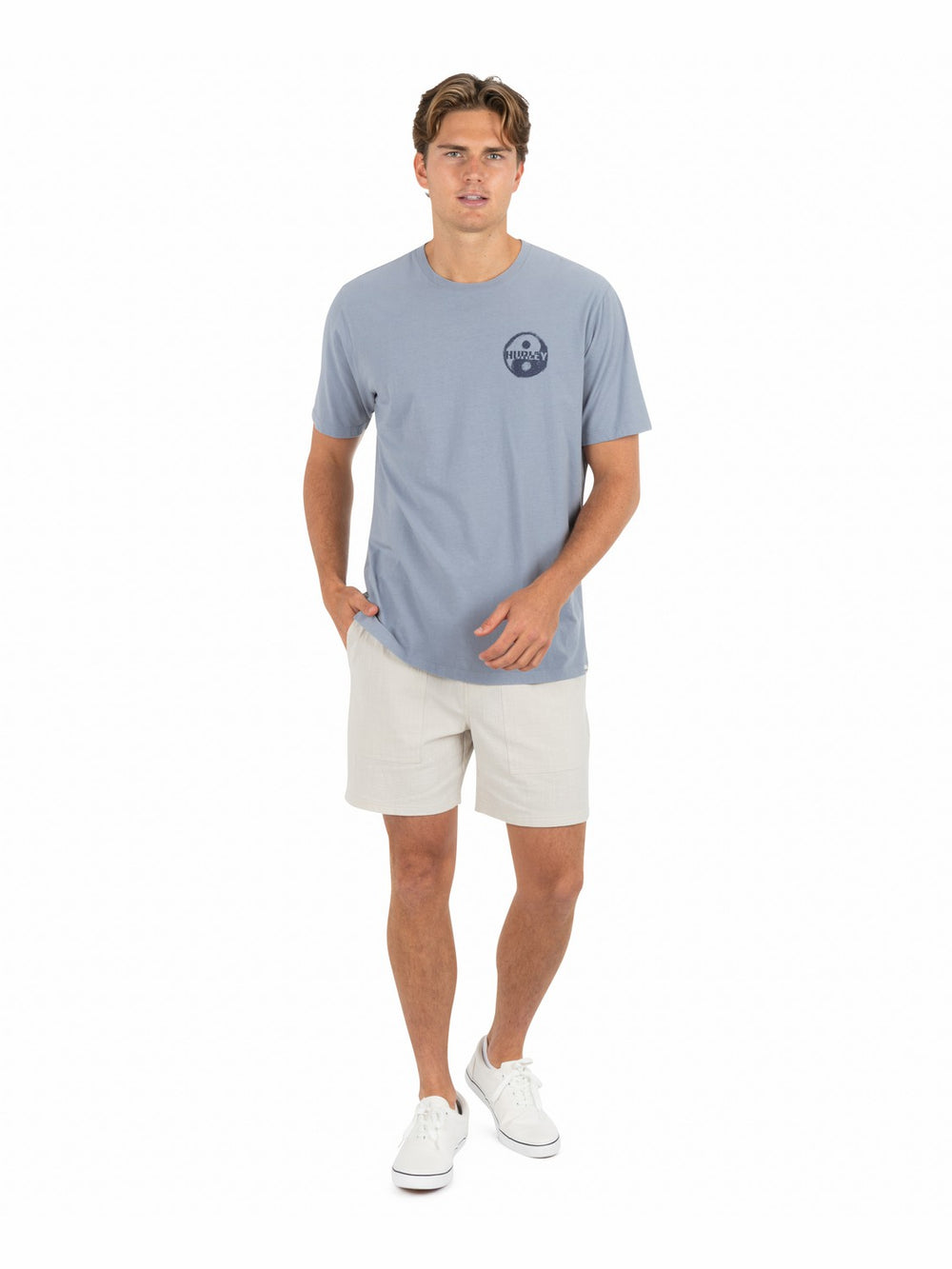 Window Of Sand Short Sleeve | Hurley - Worker Blue
