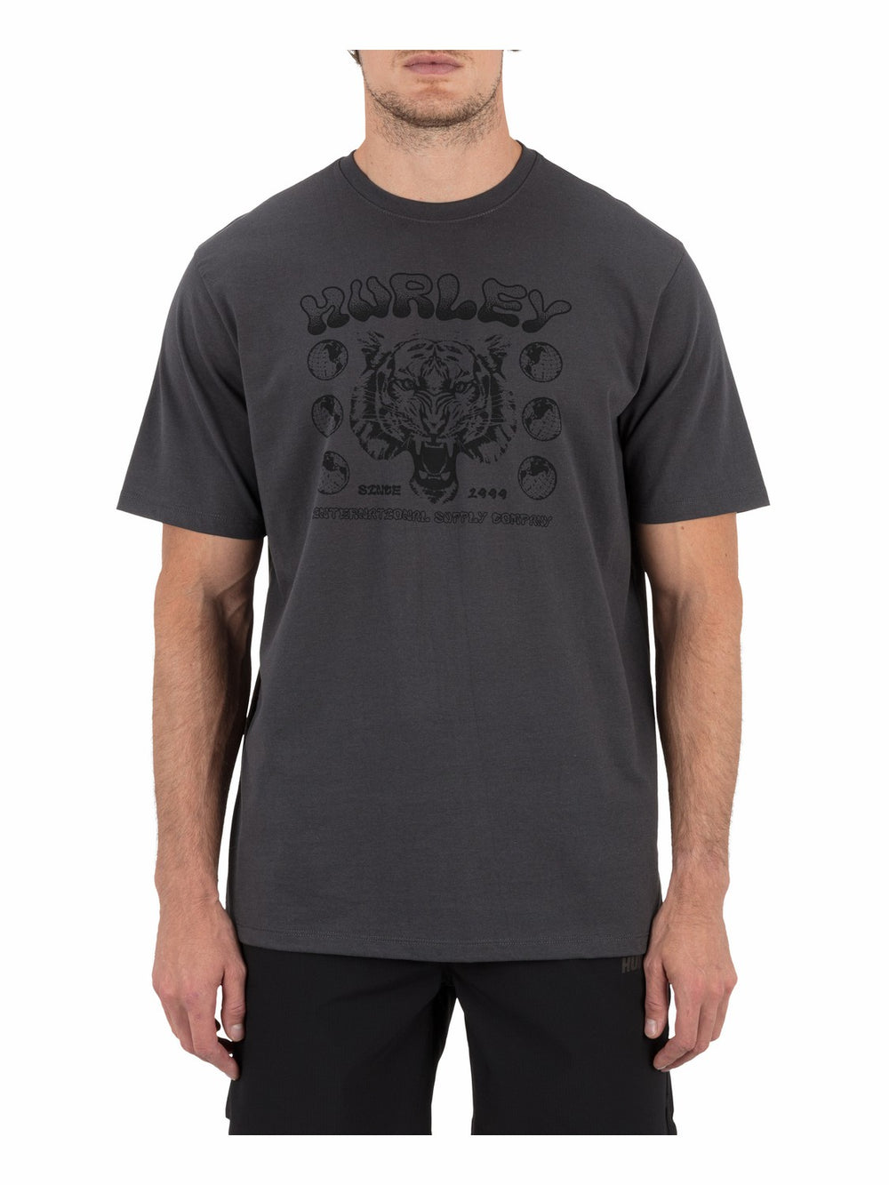 H2O Dri El Tigre No Se Short Sleeve | Hurley - Dark Stone Grey