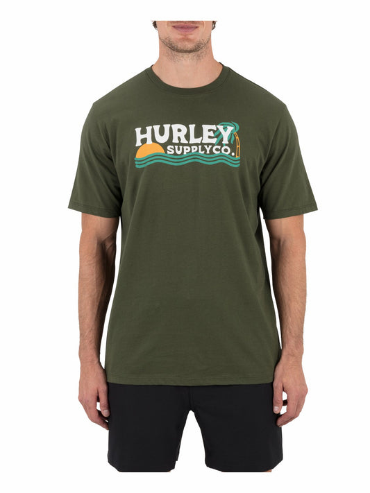 Wet Sand Short Sleeve | Hurley - Charcoal Fern