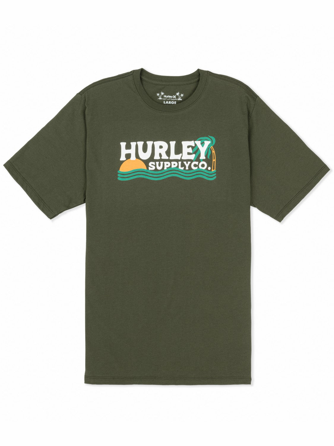 Wet Sand Short Sleeve | Hurley - Charcoal Fern
