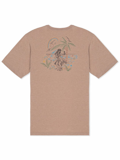 Hula In Paradise Short Sleeve | Hurley - Bristlecone Heather