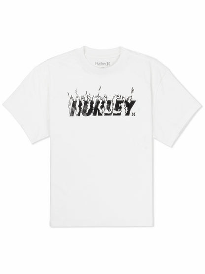 Hurley x Travis Barker Hurley On Fire Short Sleeve Tee | Hurley - White