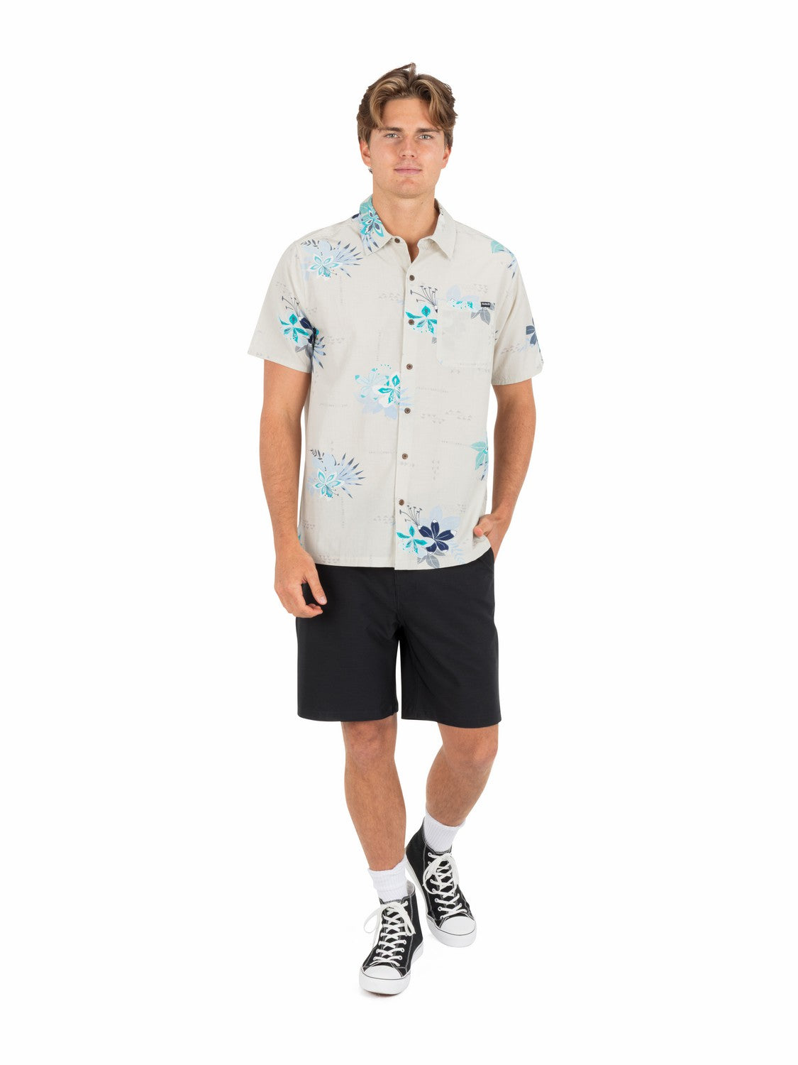 Aero Short Sleeve | Hurley - Bone