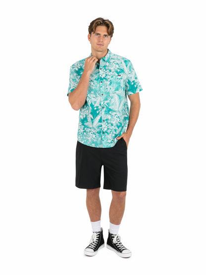 Lido Stretch Short Sleeve | Hurley - Real Teal