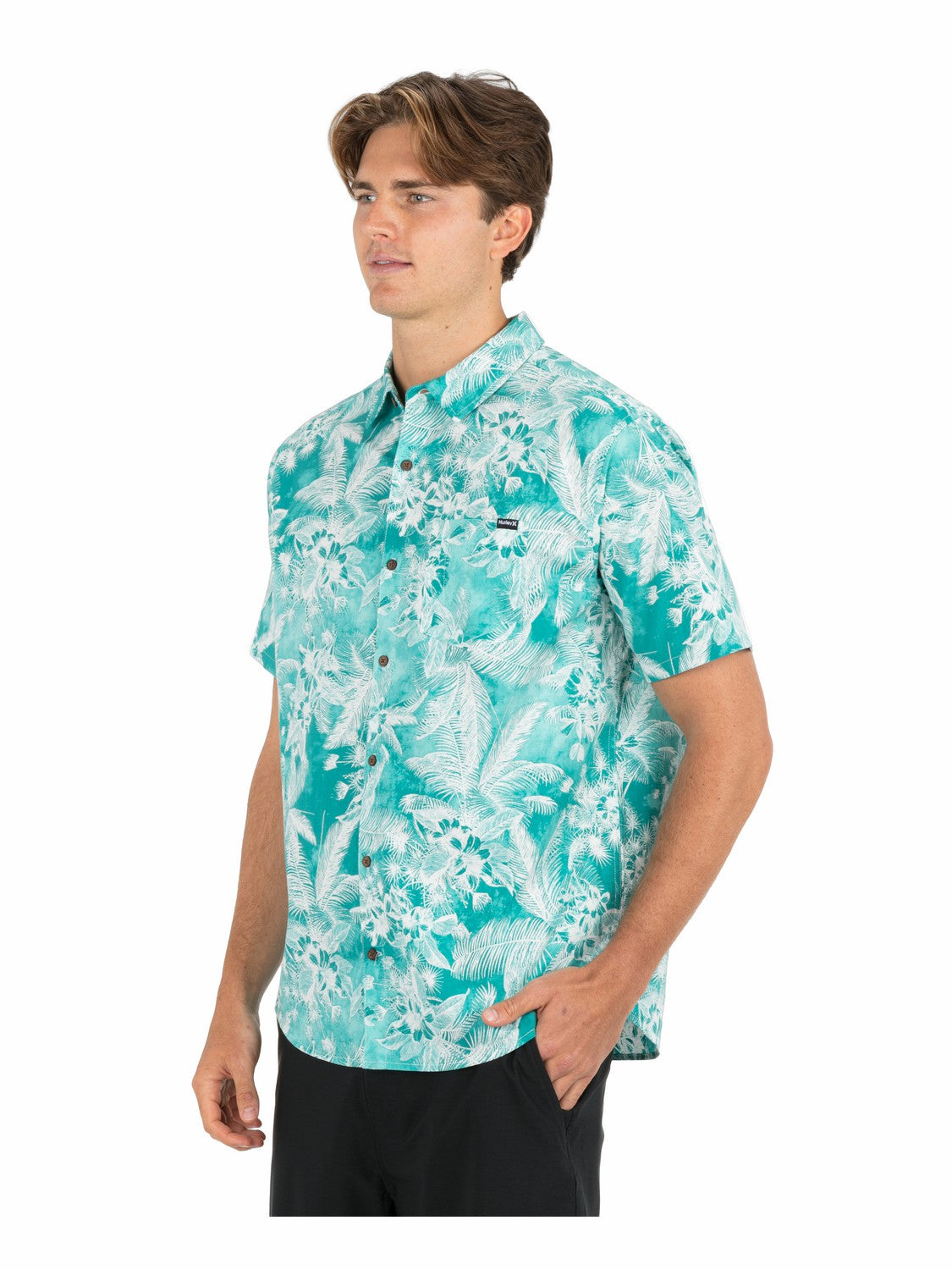 Lido Stretch Short Sleeve | Hurley - Real Teal