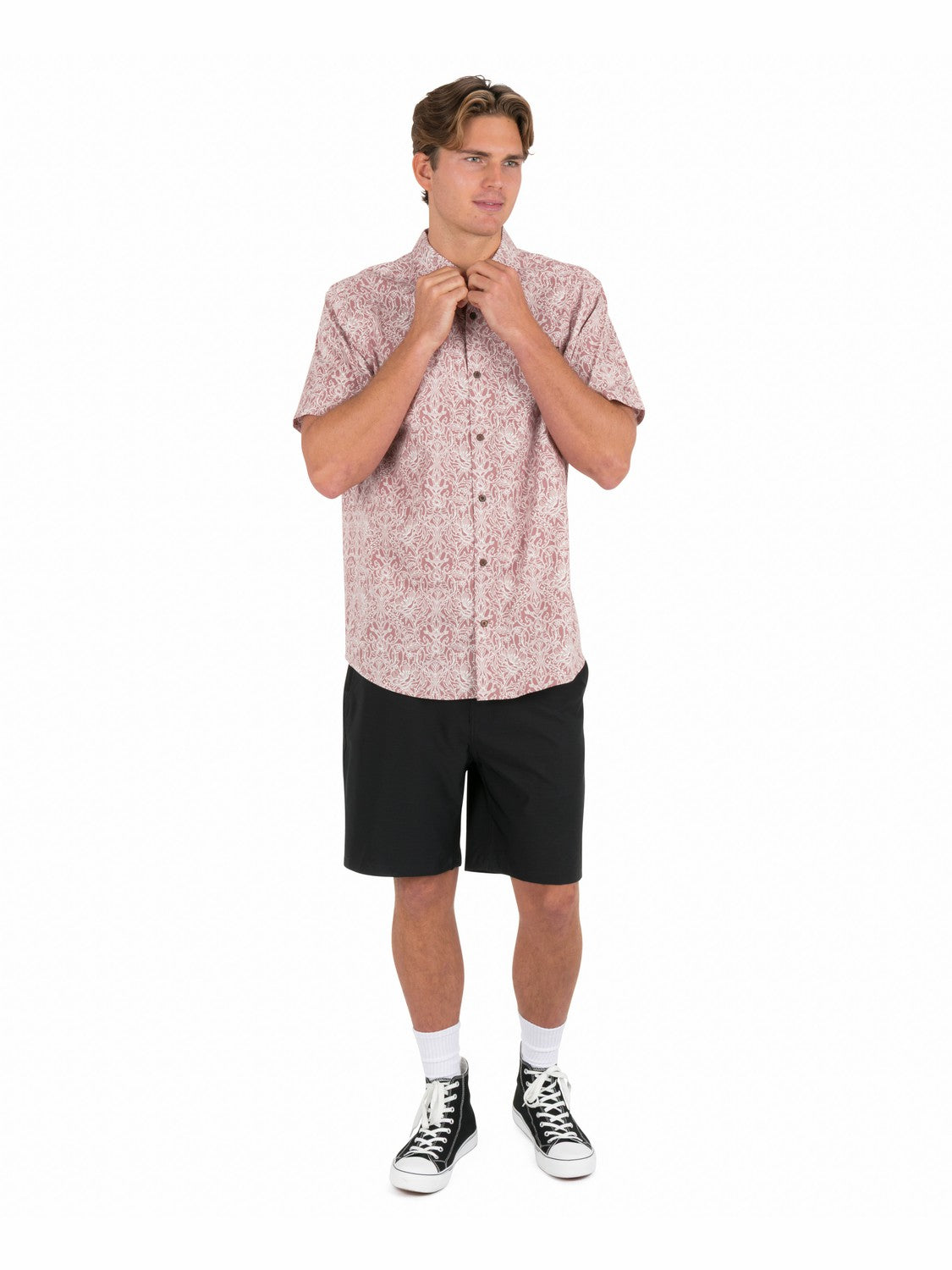 Lido Stretch Short Sleeve | Hurley - Phantom Rose