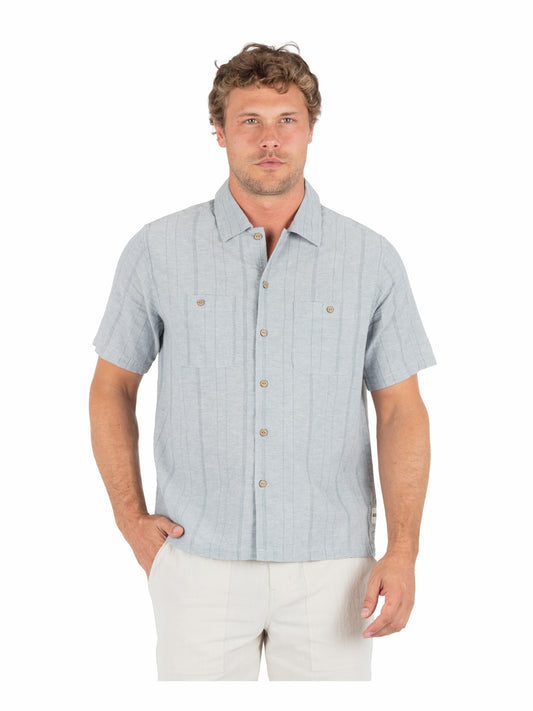 Hemp Malibu Short Sleeve | Hurley - Worker Blue
