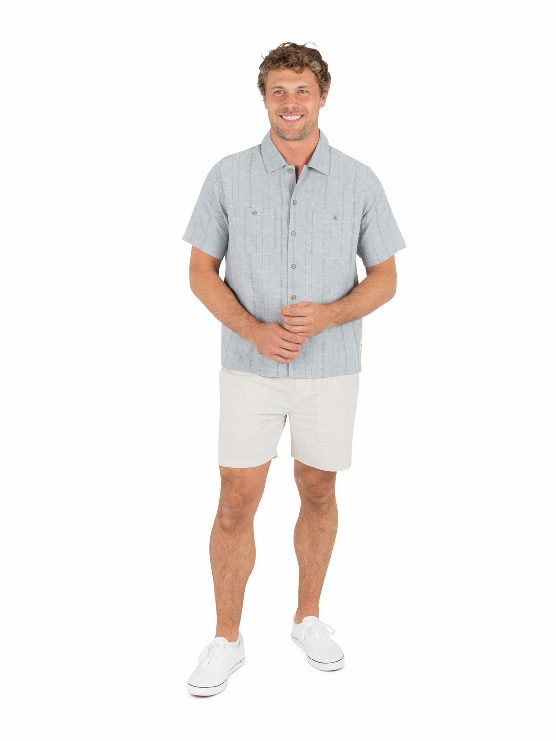 Hemp Malibu Short Sleeve | Hurley - Worker Blue