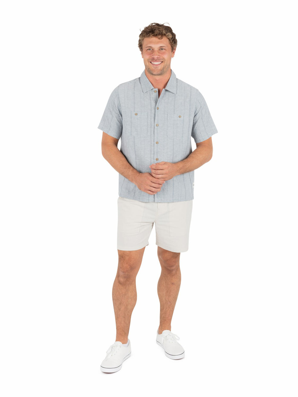 Hemp Malibu Short Sleeve | Hurley - Worker Blue