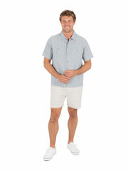 Hemp Malibu Short Sleeve | Hurley - Worker Blue