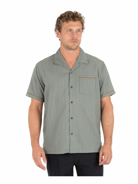 Lay Day Camp Short Sleeve | Hurley - Army