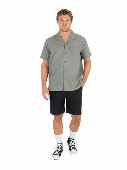 Lay Day Camp Short Sleeve | Hurley - Army