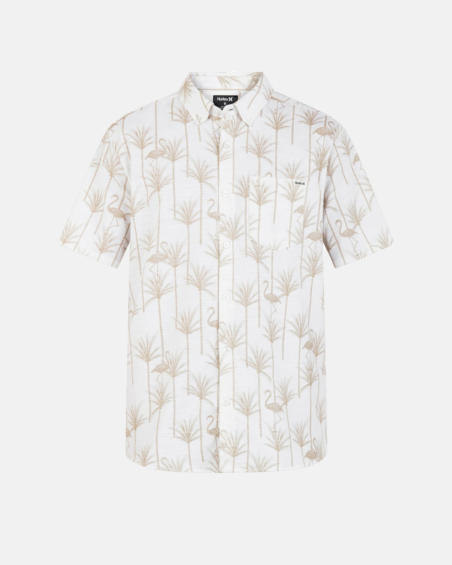 One And Only Stretch Short Sleeve Shirt | Hurley - Bone