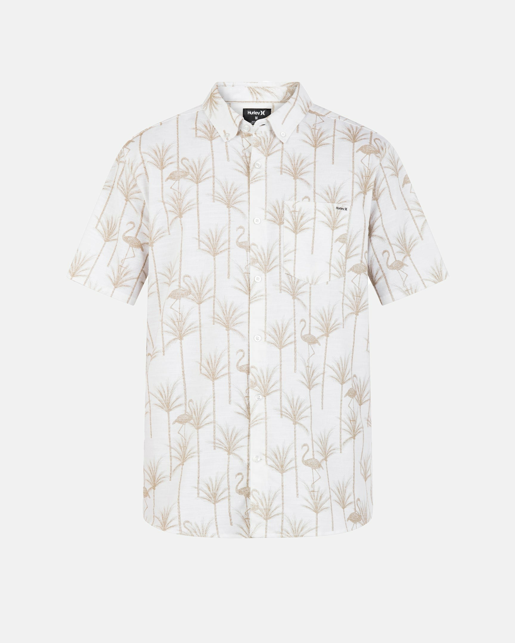 One And Only Stretch Short Sleeve Shirt | Hurley - Bone