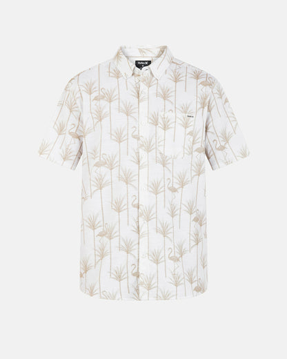 One And Only Stretch Short Sleeve Shirt | Hurley - Bone
