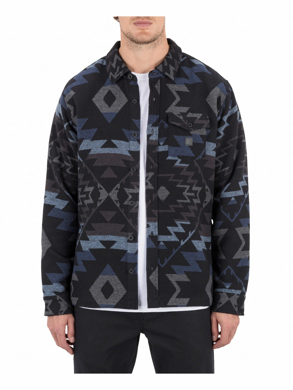 Santa Cruz Jacquard Long Sleeve | Hurley - Black