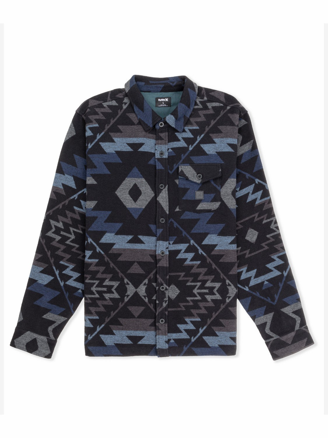 Santa Cruz Jacquard Long Sleeve | Hurley - Black