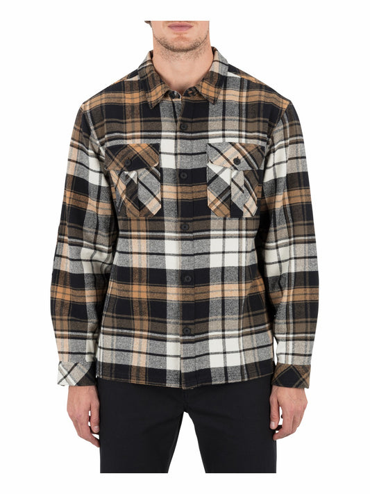 Santa Cruz Seaside Flannel Long Sleeve | Hurley - Black