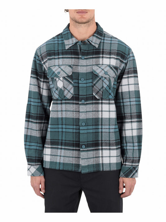 Santa Cruz Seaside Flannel Long Sleeve | Hurley - Armored Navy