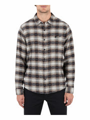 Portland Stretch Flannel Long Sleeve | Hurley - Black