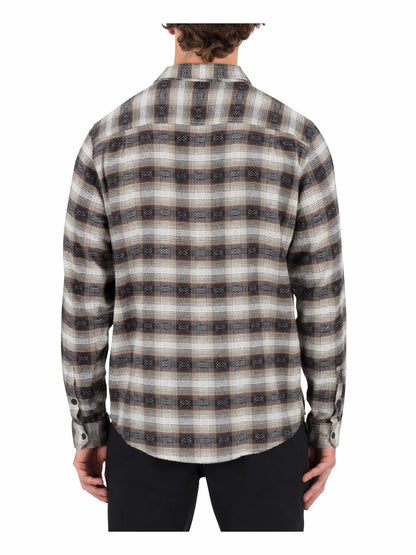 Portland Stretch Flannel Long Sleeve | Hurley - Black