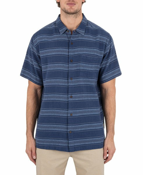 Oceanside Short Sleeve Shirt | Hurley - FOUNTAIN BLUE
