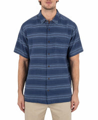 Oceanside Short Sleeve Shirt | Hurley - FOUNTAIN BLUE