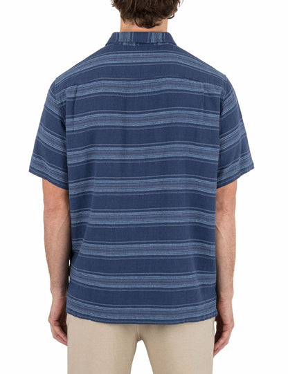 Oceanside Short Sleeve Shirt | Hurley - FOUNTAIN BLUE