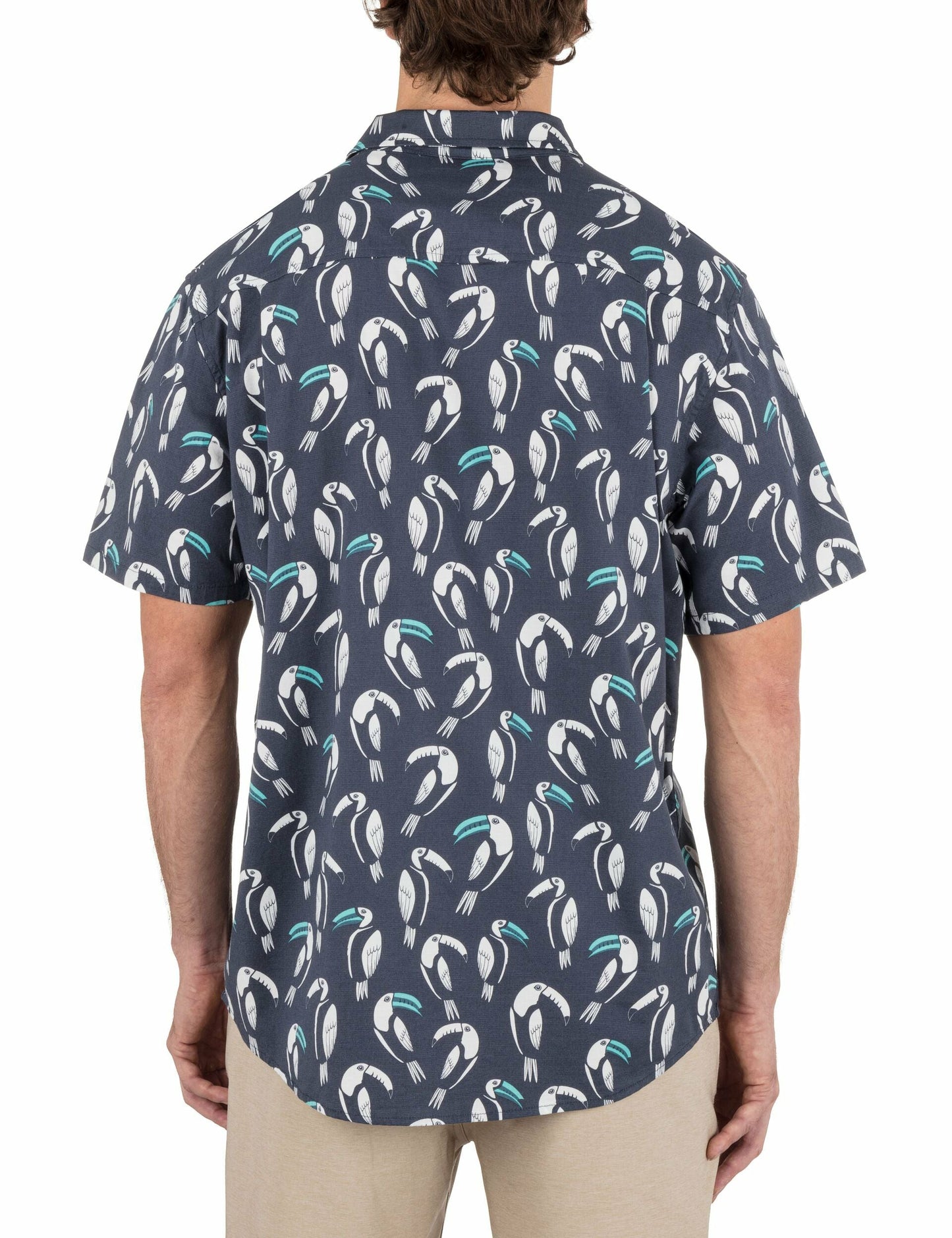 One & Only Lido Stretch Short Sleeve Shirt | Hurley - GREY
