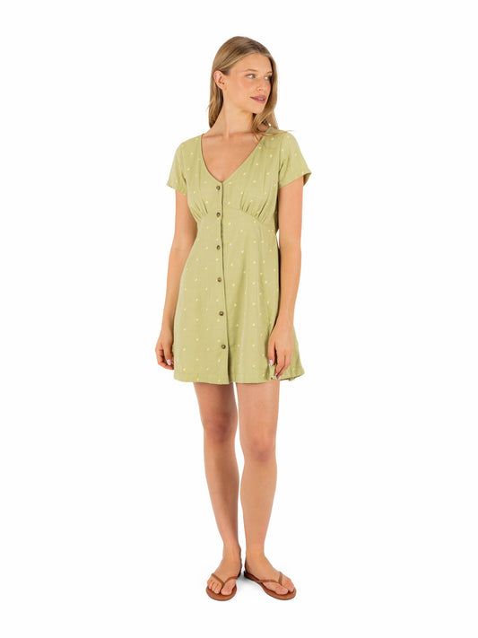 Wavy Dot Dress | Hurley - Fern