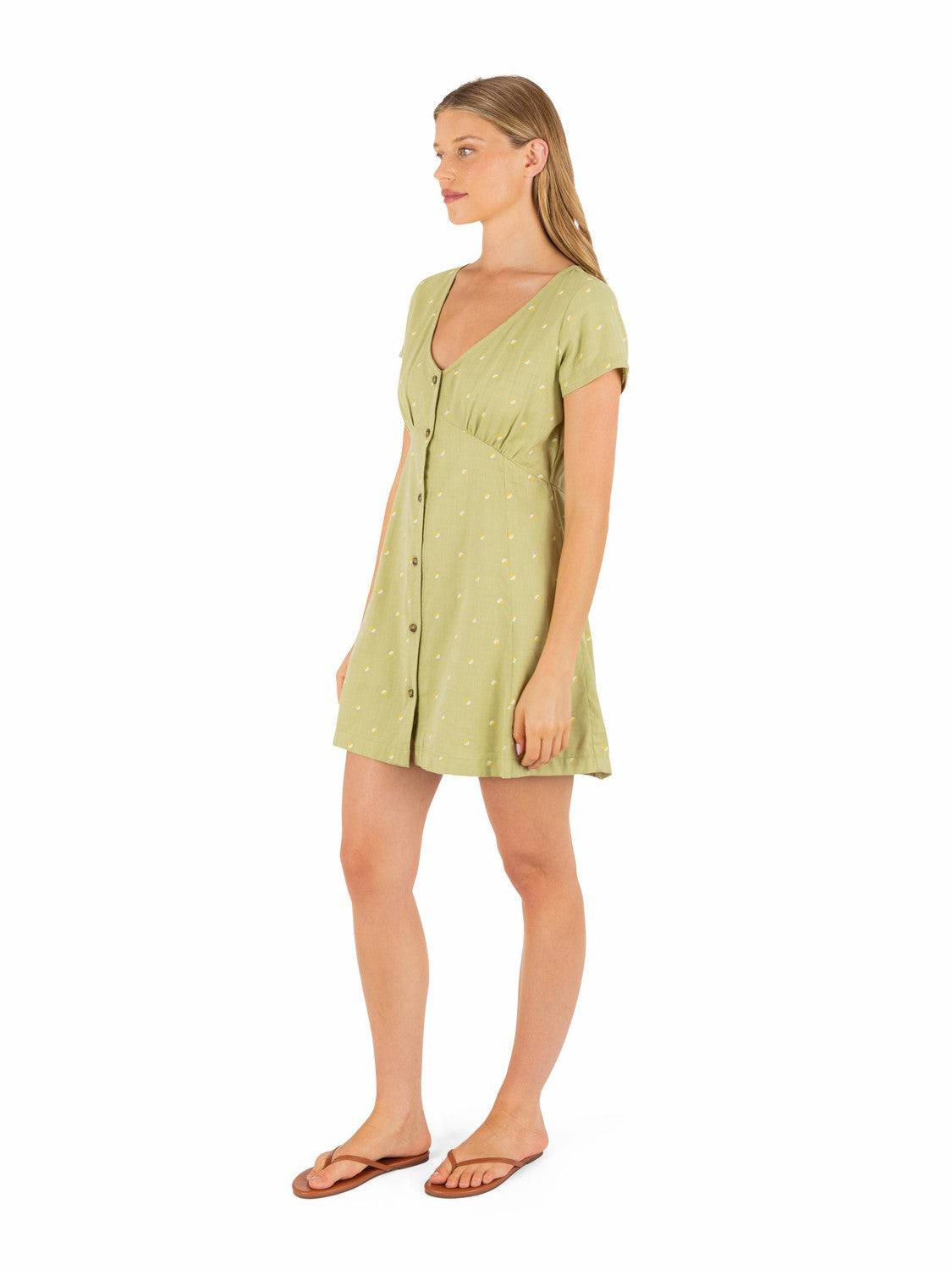 Wavy Dot Dress | Hurley - Fern