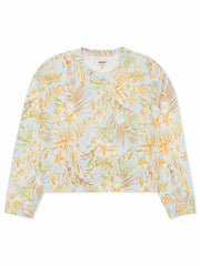 Fall Palms Boxy Crew | Hurley - STARLIGHT BLUE