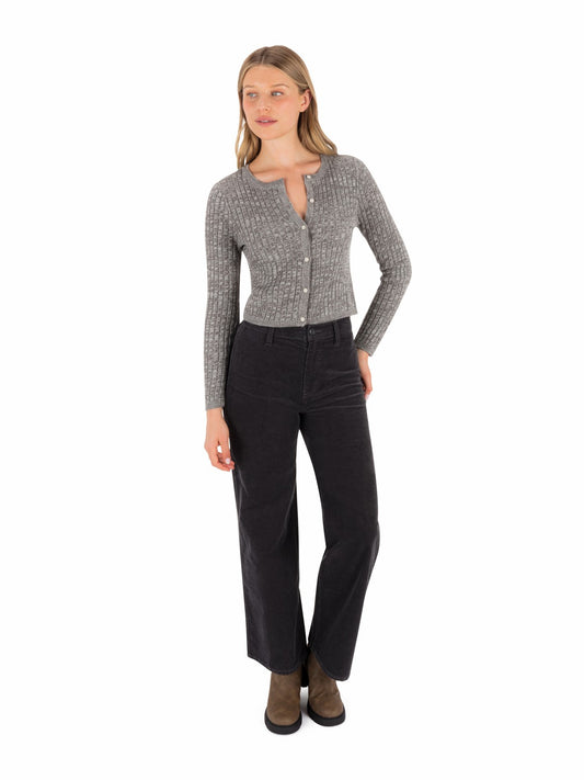 Day Trip Cardigan | Hurley - CHARCOAL HEATHER