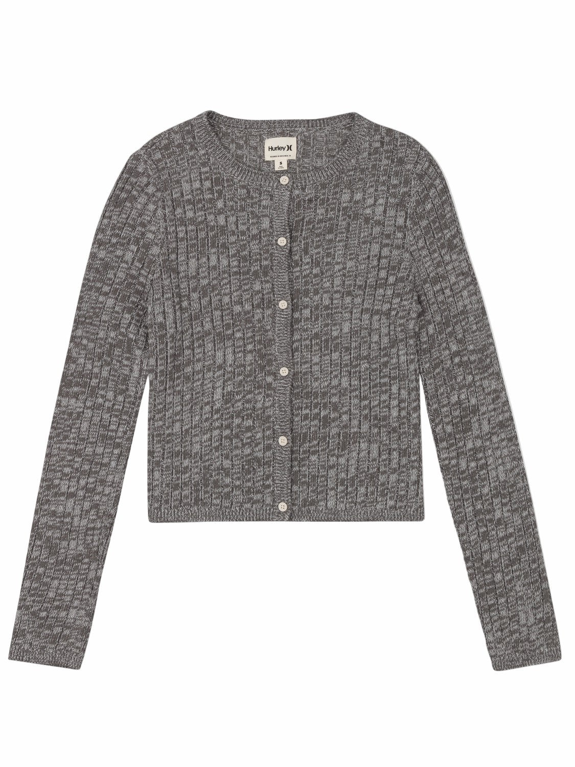 Day Trip Cardigan | Hurley - CHARCOAL HEATHER