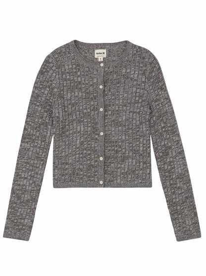 Day Trip Cardigan | Hurley - CHARCOAL HEATHER