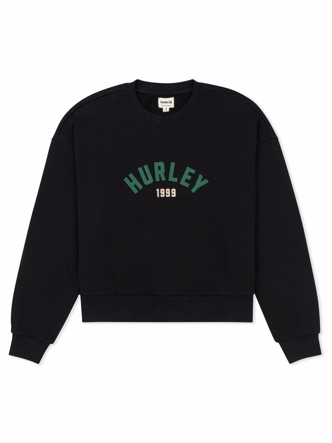 Worthy Boxy Crew | Hurley - BLACK
