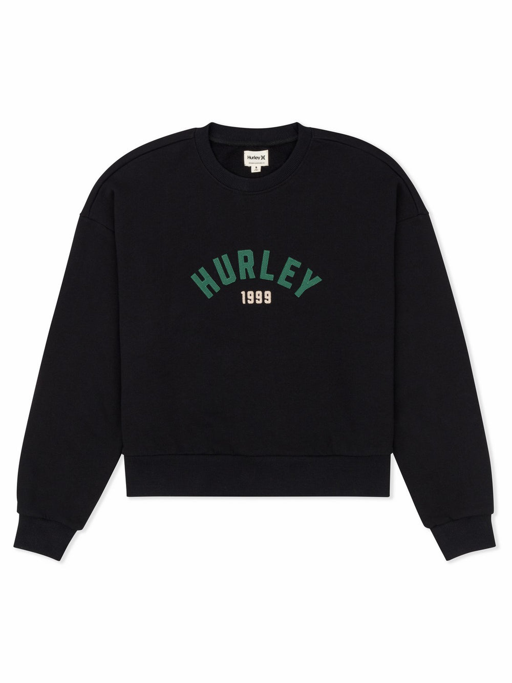 Worthy Boxy Crew | Hurley - BLACK