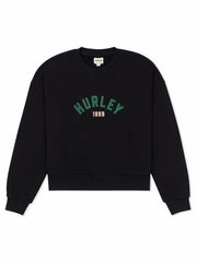 Worthy Boxy Crew | Hurley - BLACK