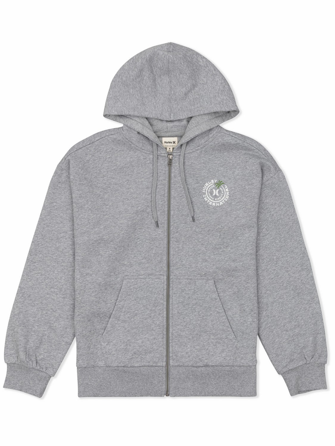 Solamar Zip Hoodie | Hurley - GREY HEATHER