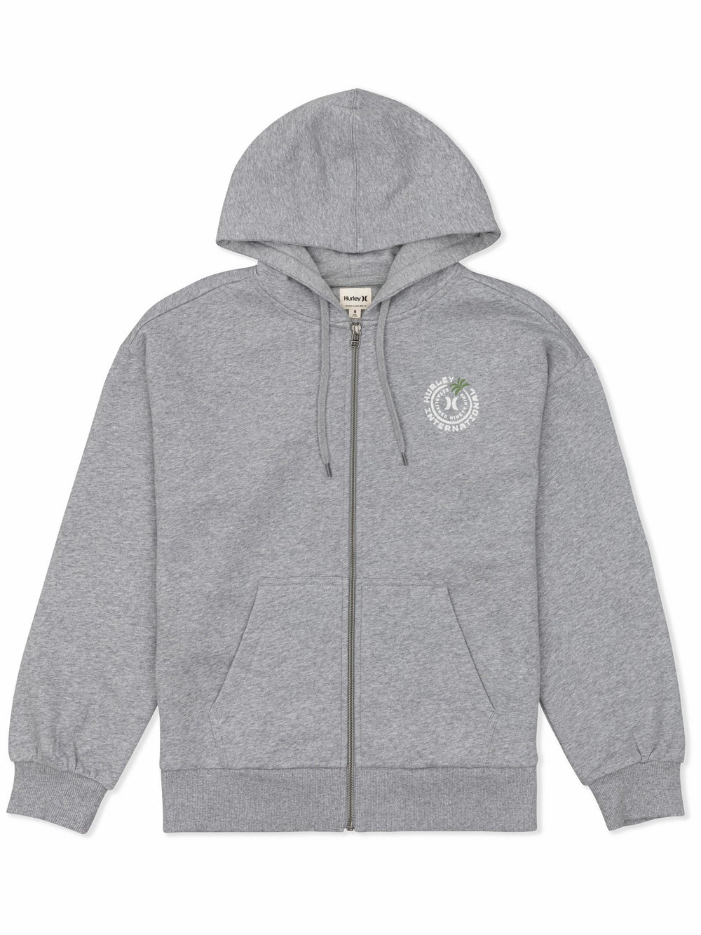 Solamar Zip Hoodie | Hurley - GREY HEATHER