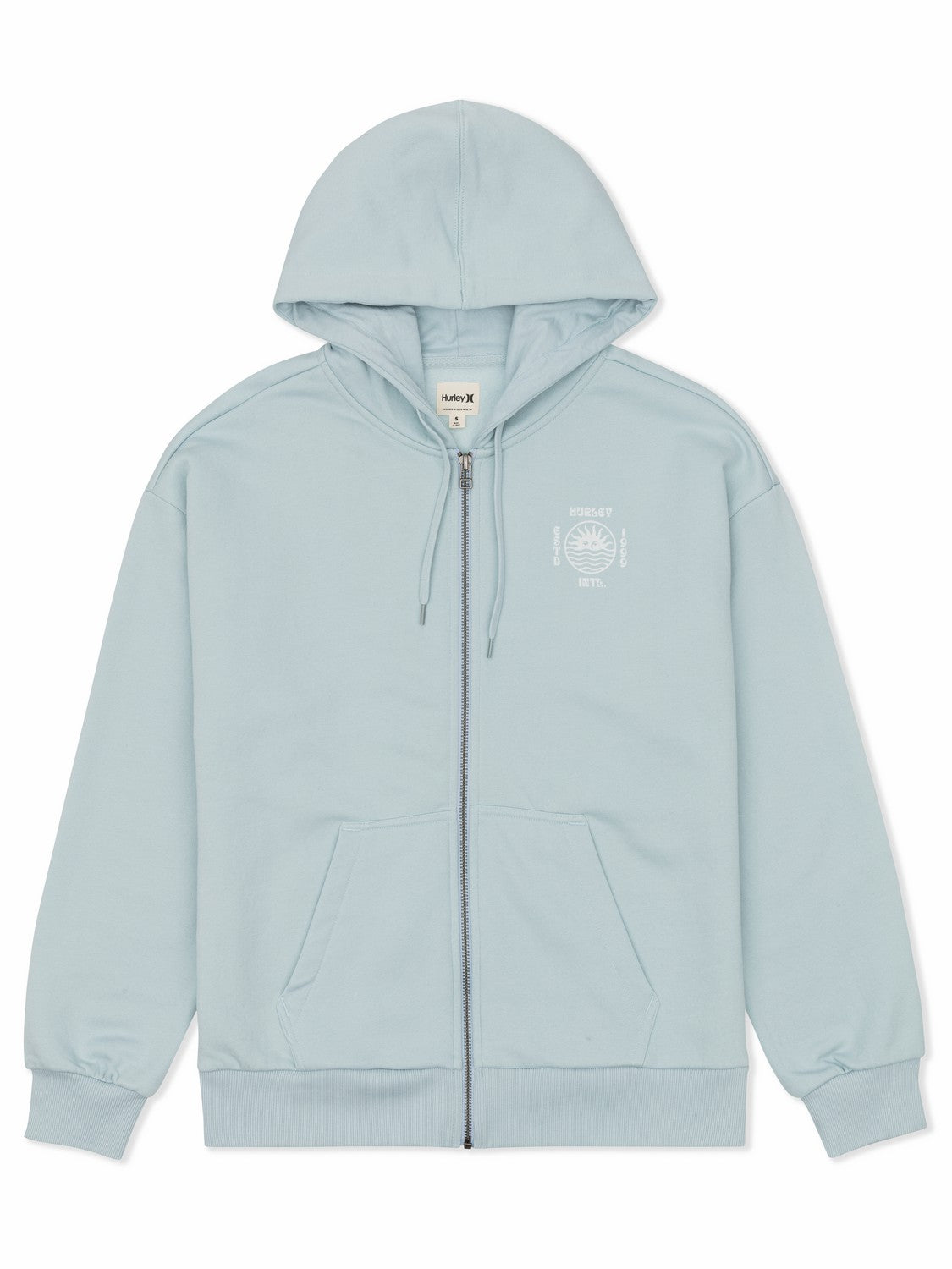 Bliss Crop Zip Hoodie | Hurley - STARLIGHT BLUE
