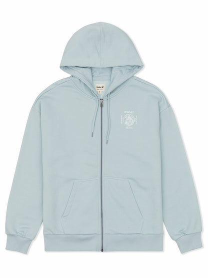 Bliss Crop Zip Hoodie | Hurley - STARLIGHT BLUE