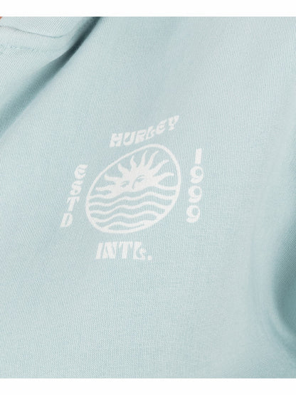 Bliss Crop Zip Hoodie | Hurley - STARLIGHT BLUE
