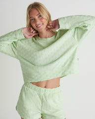Venice Terry Boxy Crew Sweatshirt | Hurley - Spray